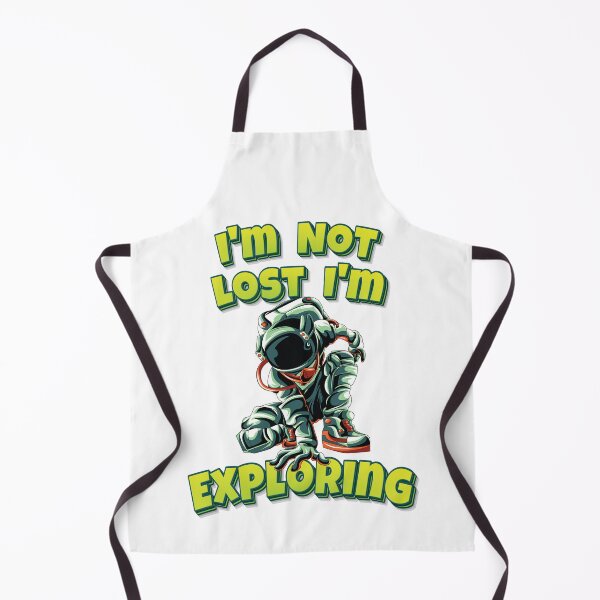 Item preview, I'm Not Lost I'm Exploring Astronaut Funny Simple Alien Quote designed and sold by WordsGamersUse.