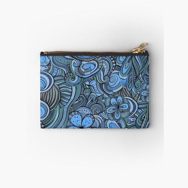 Item preview, pattern floral blue, watercolor flowers designed and sold by wonteef.