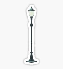 Glitch Substrata background lamppost Sticker