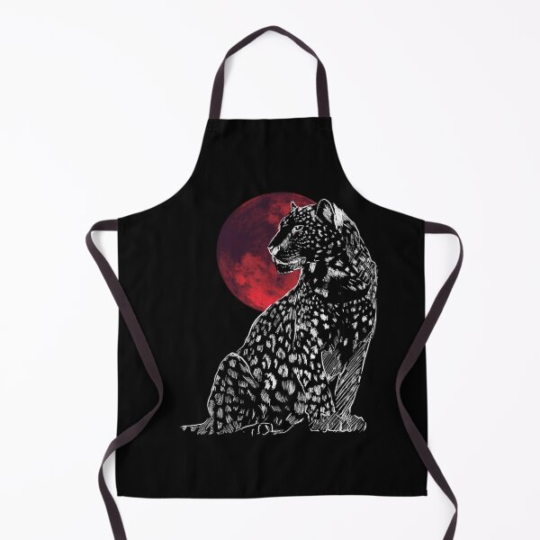 Item preview, Leopard with blood moon designed and sold by Pachionart.