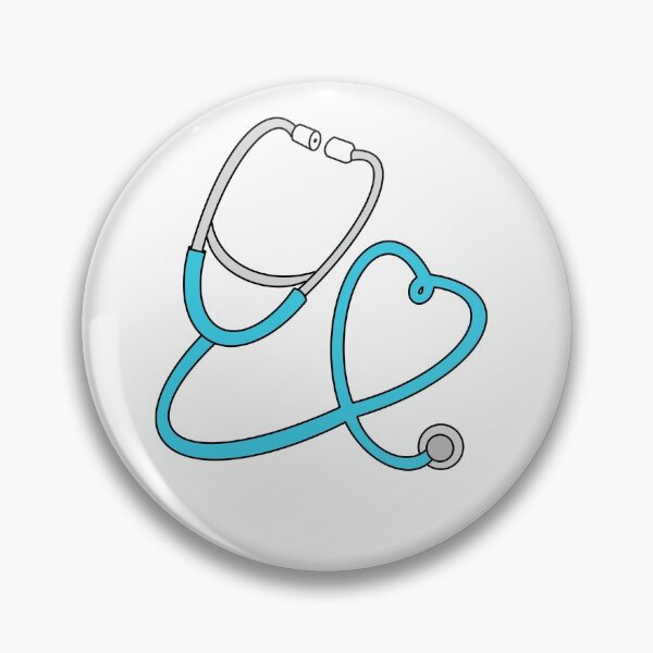 Item preview, Heart Stethoscope Blue designed and sold by Gems-studio.