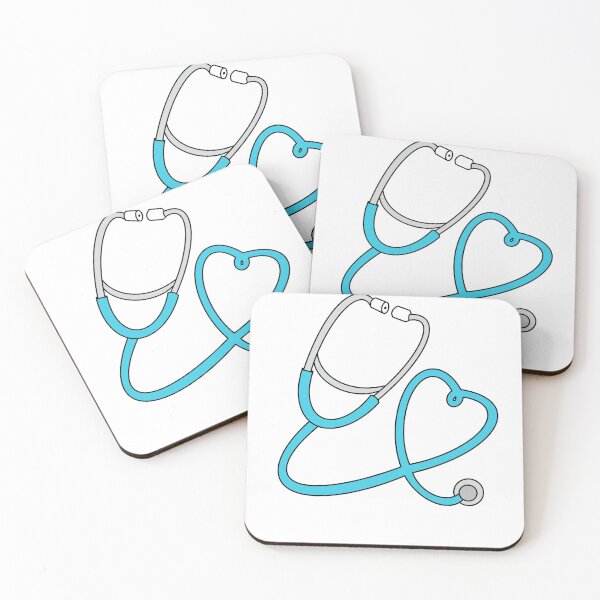 Item preview, Heart Stethoscope Blue designed and sold by Gems-studio.