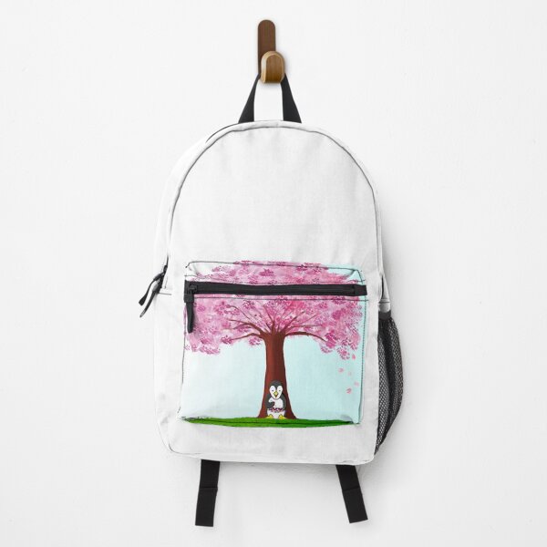 Item preview, The penguin eats cherries - cherry tree ـ cherry blossoms designed and sold by BayanDU.