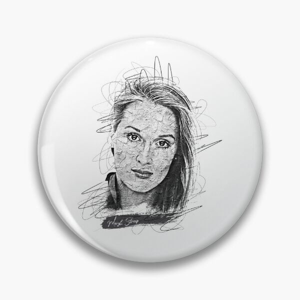 Item preview, Meryl Streep Abstract Sketch Art, Meryl Streep Sketch Design, Meryl Streep designed and sold by graphic-genie.