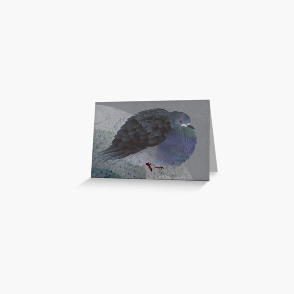 Feathered Ruffles Greeting Card