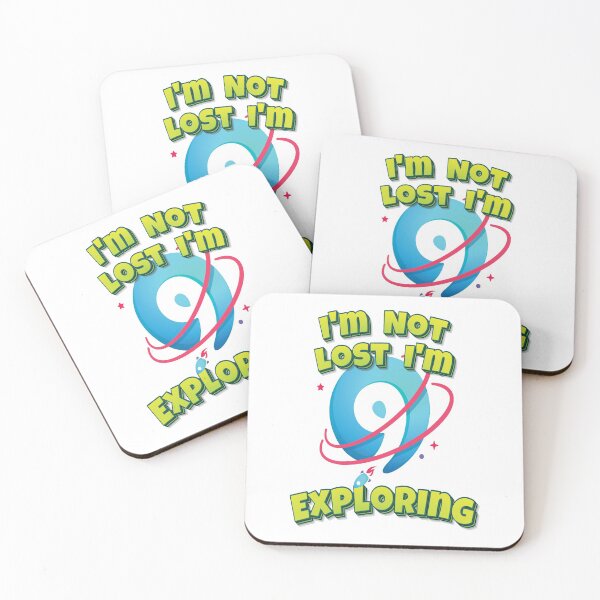 Item preview, I'm Not Lost I'm Exploring Planet 9 designed and sold by WordsGamersUse.