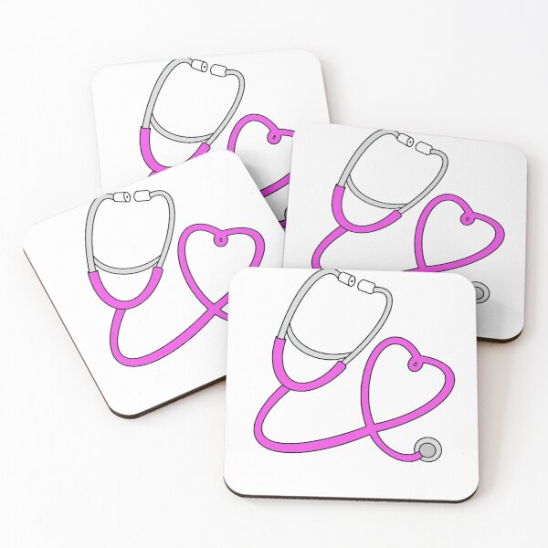 Item preview, Heart Stethoscope Pink designed and sold by Gems-studio.