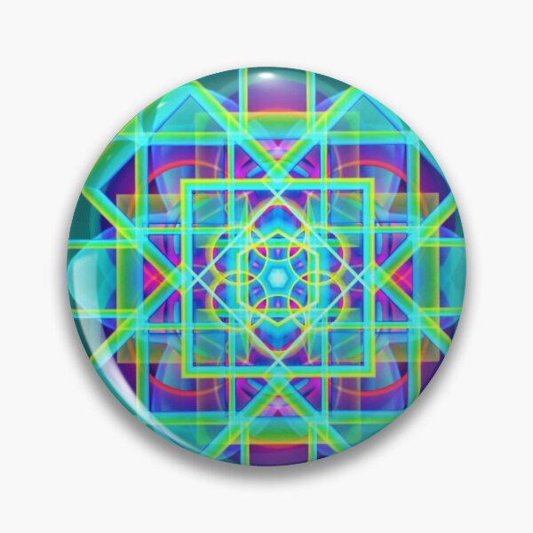 Item preview, Rainbow grid flower of life designed and sold by BelAnnGrey.