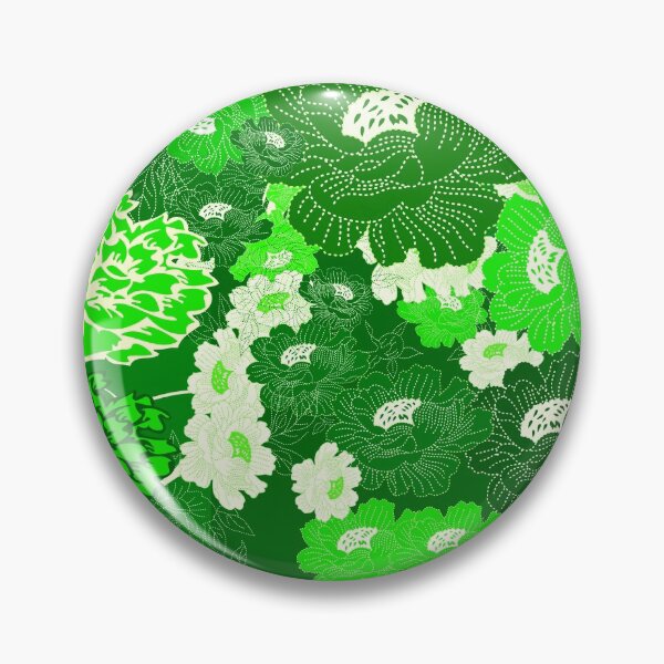 Item preview, Green & white flower power designed and sold by SueKnox.