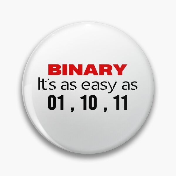Item preview, FUNNY PROGRAMMER MATH BINARY IT'S AS EASY AS 01 10 11 designed and sold by LinkunShop.