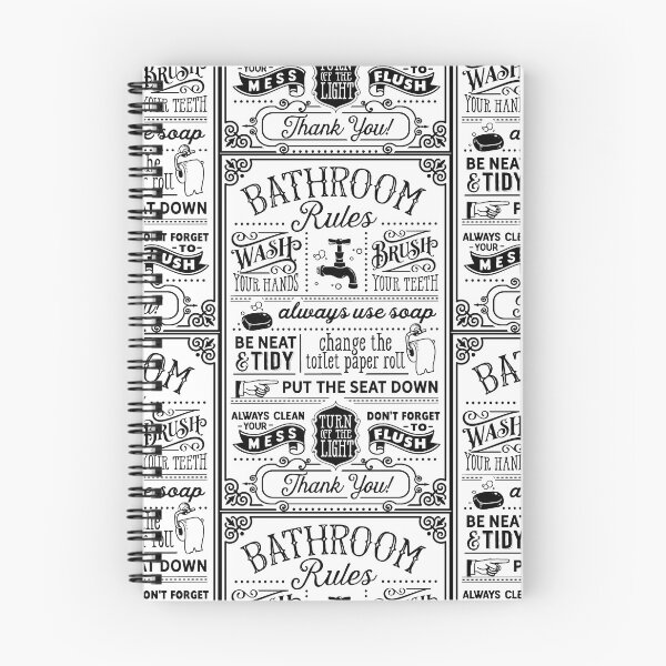 Item preview, Funny Bathroom Etiquette Rules - Wash your hands for Beginners designed and sold by SlushySushi.
