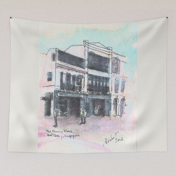 Item preview, The Penny Black, Boat Quay, Singapore designed and sold by gordonartist1.