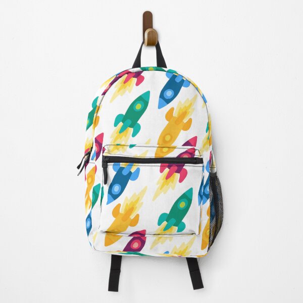 Item preview, colorful rocket pattern, science studies, color art  designed and sold by wonteef.