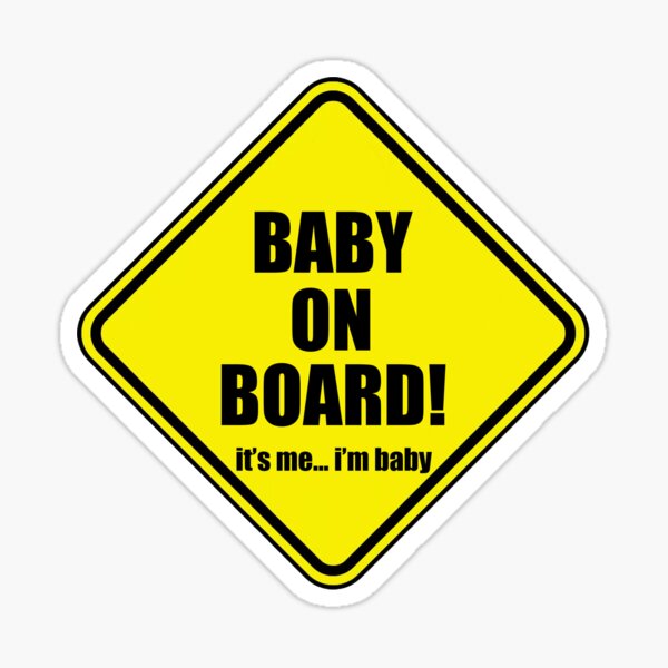 Baby On Board Sign (Cutest Me) *Yellow - Autumnz