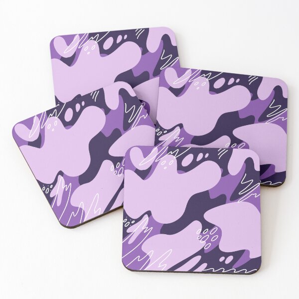 Item preview, abstract purple pattern designed and sold by honeycomets.