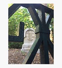 Haunted Mansion Graveyard Photographic Print