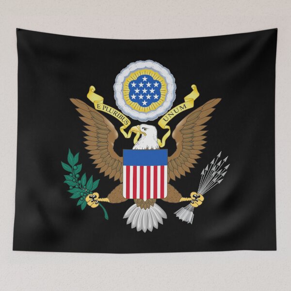 Item preview, USA Coat of Arms (E PLURIBUS UNUM) designed and sold by Popular-Gifts.