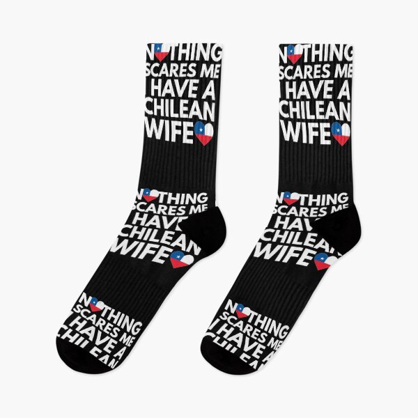 Item preview, Nothing Scares Me, I Have Chilean Wife designed and sold by HelloFromAja.