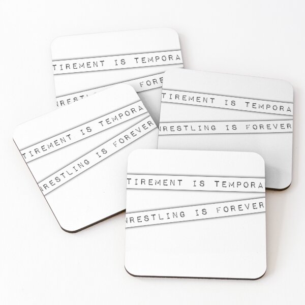 Item preview, Retirement is Temporary Wrestling is Forever  designed and sold by Toddy33.