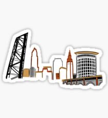 CLEVELAND the City Skyline Sticker