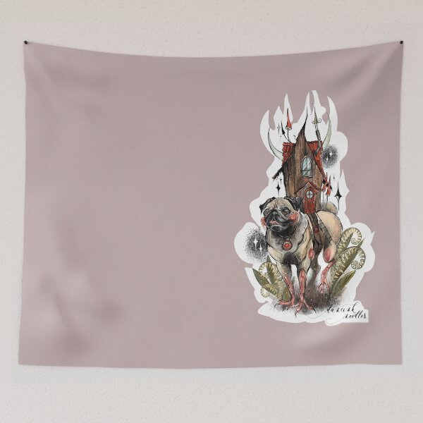 Item preview, Bessi the Pug designed and sold by DancinkNeedles.