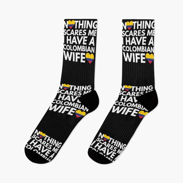 Item preview, Nothing Scares Me, I Have Colombian Wife designed and sold by HelloFromAja.