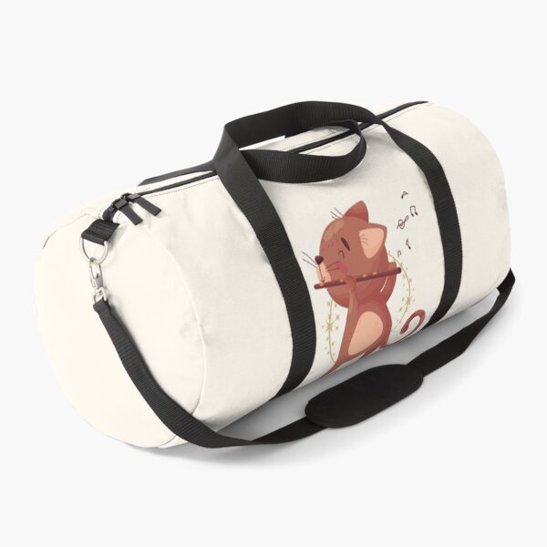 Item preview, Lindo gato marrón tocando la flauta designed and sold by Sun-Blessed.