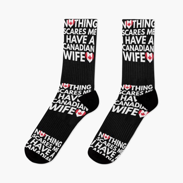 Item preview, Nothing Scares Me, I Have Canadian Wife designed and sold by HelloFromAja.