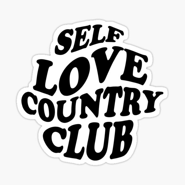 Item preview, SELF LOVE COUNTRY CLUB — ROUND LOGO designed and sold by alrightabigail.