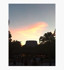 Sunset over The Land Photographic Print