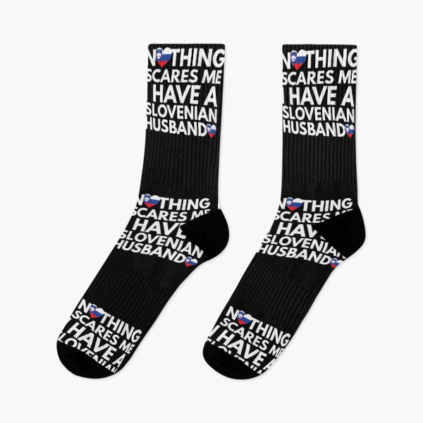 Item preview, Nothing Scares Me, I Have Slovenian Husband designed and sold by HelloFromAja.