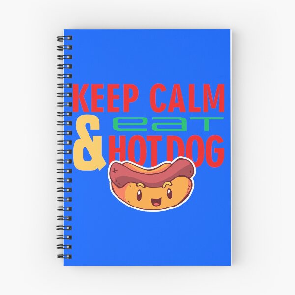 Item preview, Keep Calm and Eat Hot Dog, Funny American Foodie Sandwich and Sausage designed and sold by mixmeart.