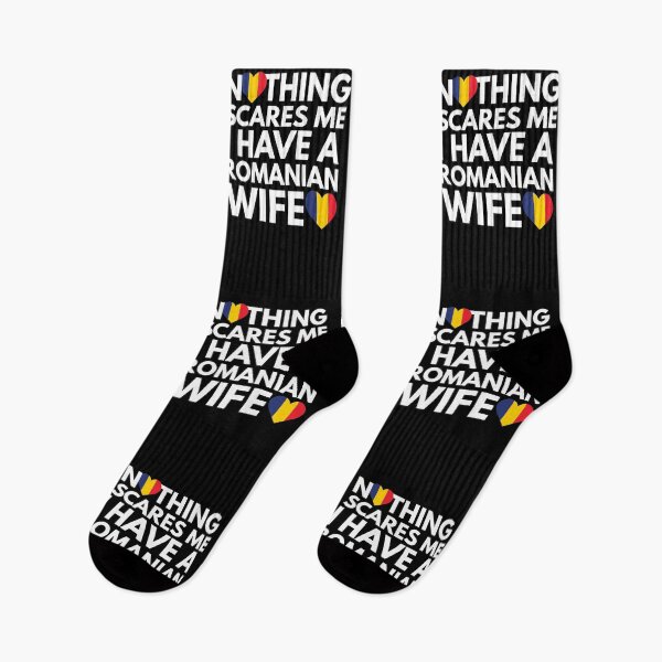 Item preview, Nothing Scares Me, I Have Romanian Wife designed and sold by HelloFromAja.