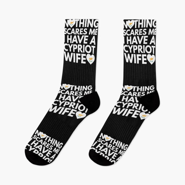 Item preview, Nothing Scares Me, I Have Cypriot Wife designed and sold by HelloFromAja.