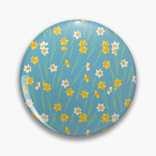 Item preview, Carnation Flowers - Carnation Flowers pattern - Carnation Flowers on blue background designed and sold by Amalzaki.
