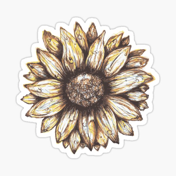 Sunflower Sticker