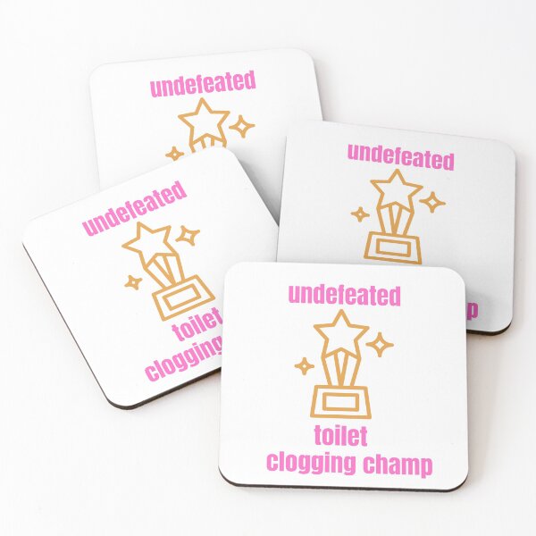 Item preview, Undefeated toilet clogging champ designed and sold by ABcreating.