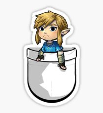 Pocket Link BOTW Zelda Sticker