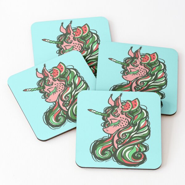 Item preview, Watermelon Unicorn designed and sold by JanGrackle.