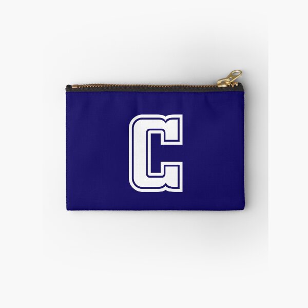 Artikelvorschau, Buchstabe C, Initial C Varsity-Stil in Weiß entworfen und verkauft von ShineCreative.