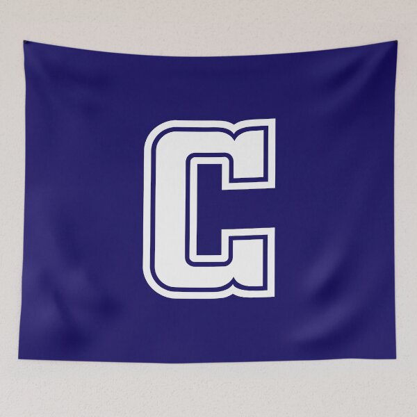 Item preview, Letter C, Initial C Varsity style in White designed and sold by ShineCreative.