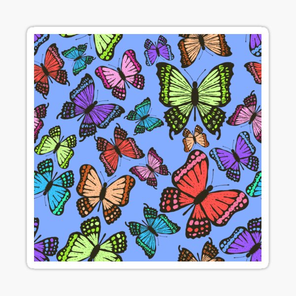 Item preview, Bright butterflies fluttering by designed and sold by Dyan Burgess.