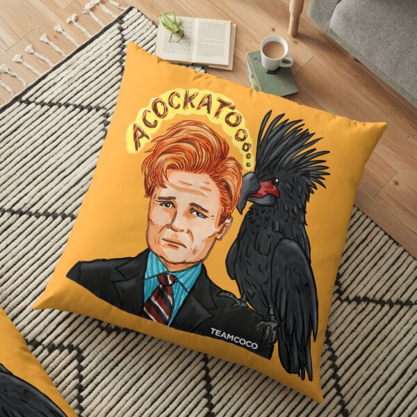 Conan O'brien ACOCKATOOOO! Floor Pillow