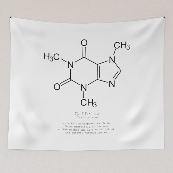 Item preview, Caffeine Molecule designed and sold by Walderbeast.
