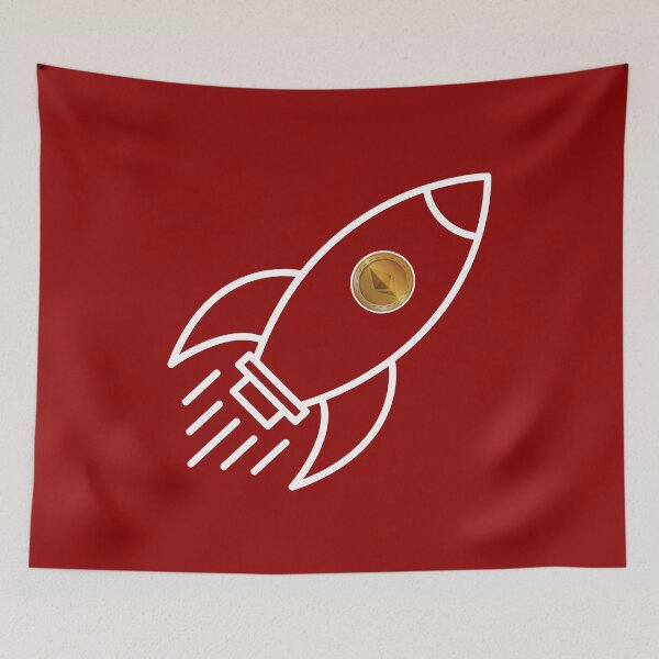 Item preview, Ethereum to the moon designed and sold by Cheerocki.