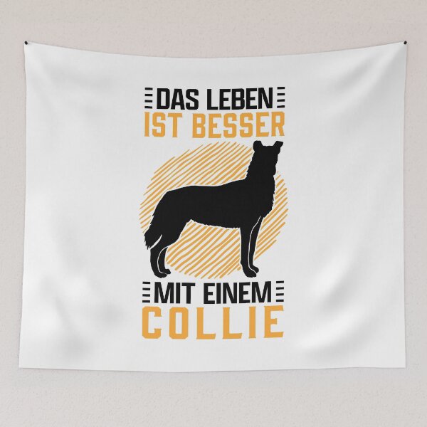 Item preview, Life with Shorthair Collie Scotland Collie saying designed and sold by madgrfx.