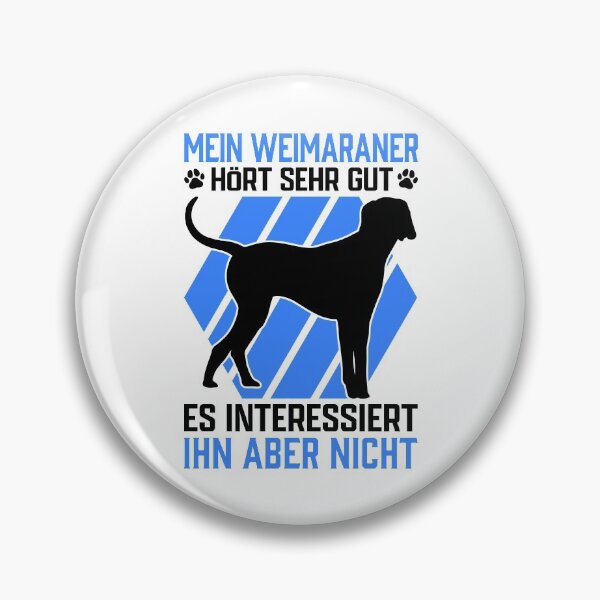 Item preview, Weimaraner hears well German hunting dog pointing dog designed and sold by madgrfx.