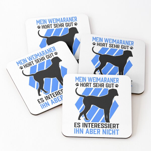 Item preview, Weimaraner hears well German hunting dog pointing dog designed and sold by madgrfx.