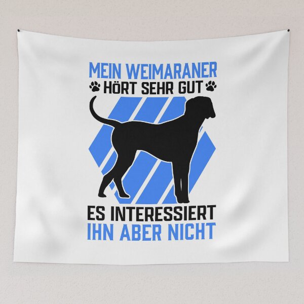 Item preview, Weimaraner hears well German hunting dog pointing dog designed and sold by madgrfx.