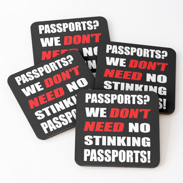 Item preview, Anti vax we dont need no stinking passport designed and sold by BigTime.